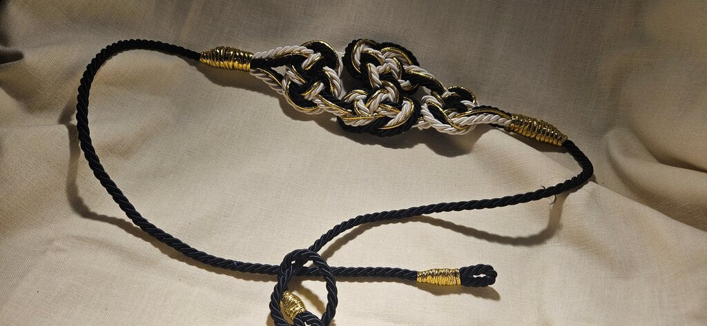 Black and Gold Decorative Belt