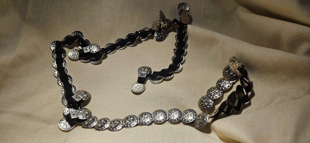 Vintage Silver Coin Belt