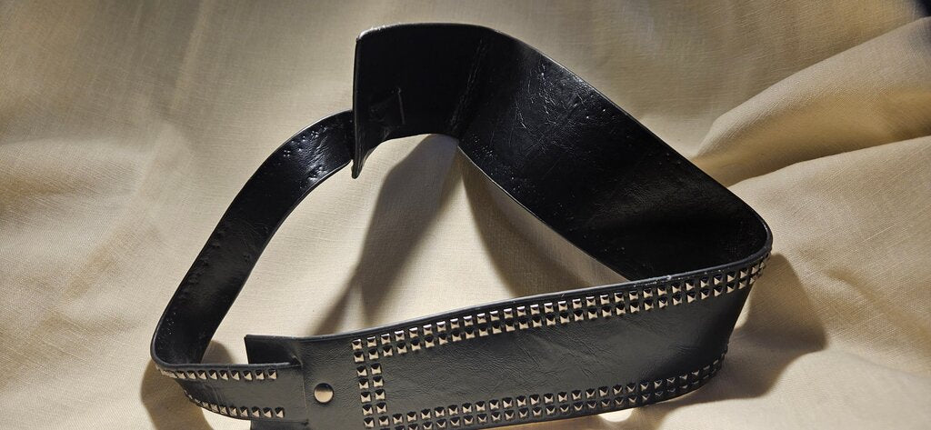 Black Studded Belt