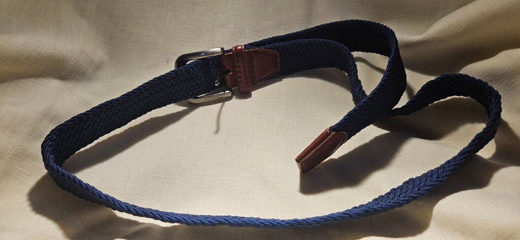 Braided Navy Belt