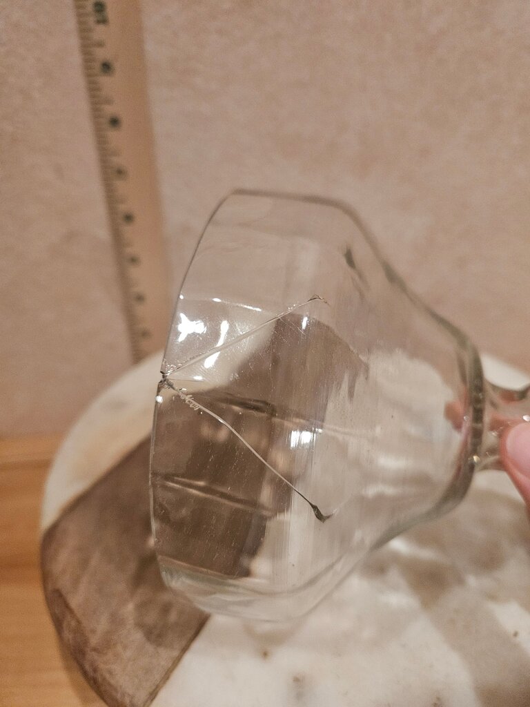 Glass Cloche with Marble Base
