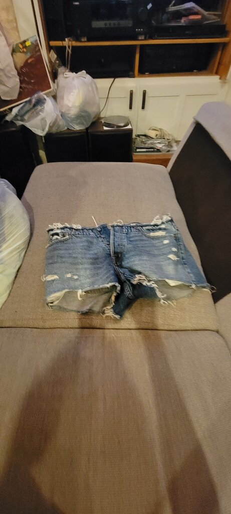 Abercrombie & Fitch Low Rise Denim Shorts
