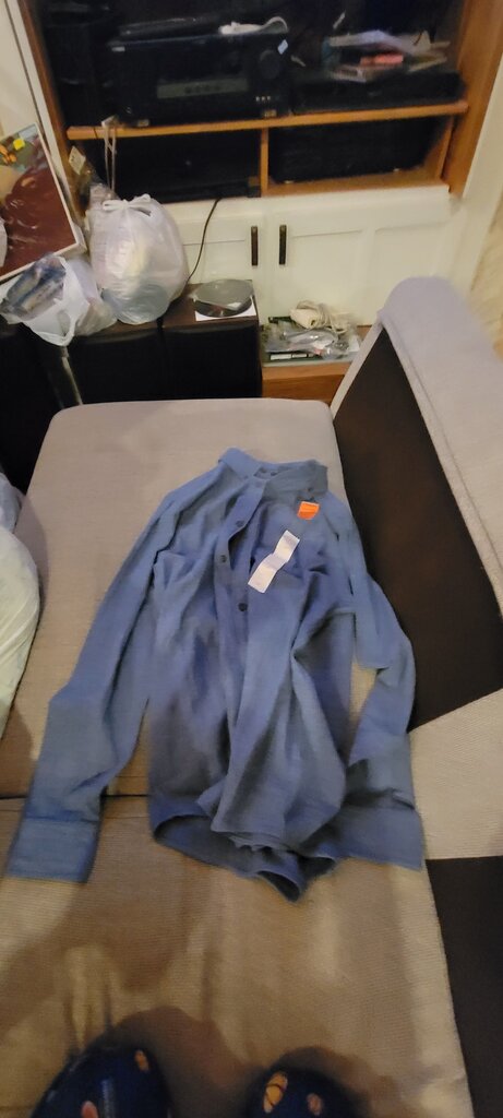 St. John's Bay Women's Long Sleeve Button-Up Shirt
