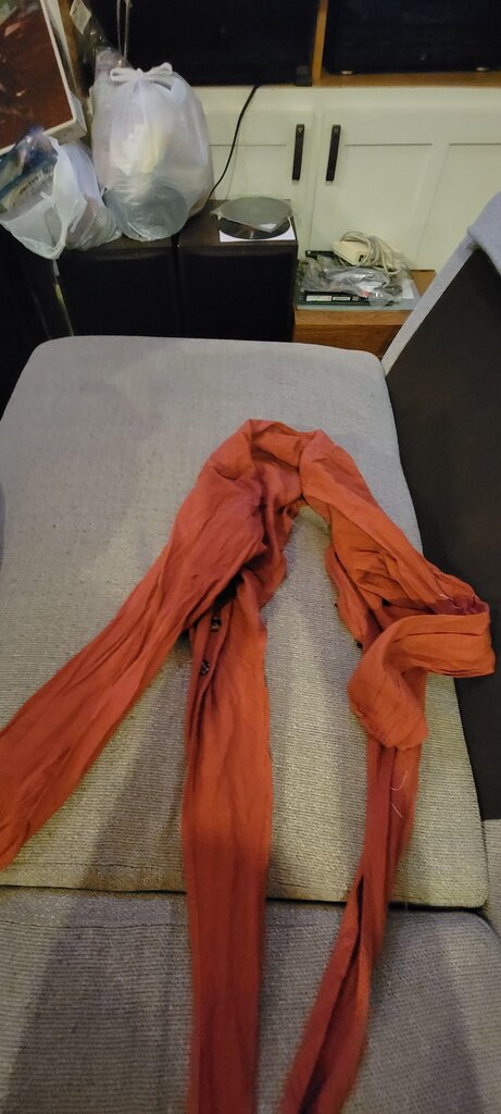 Red Lightweight Scarf