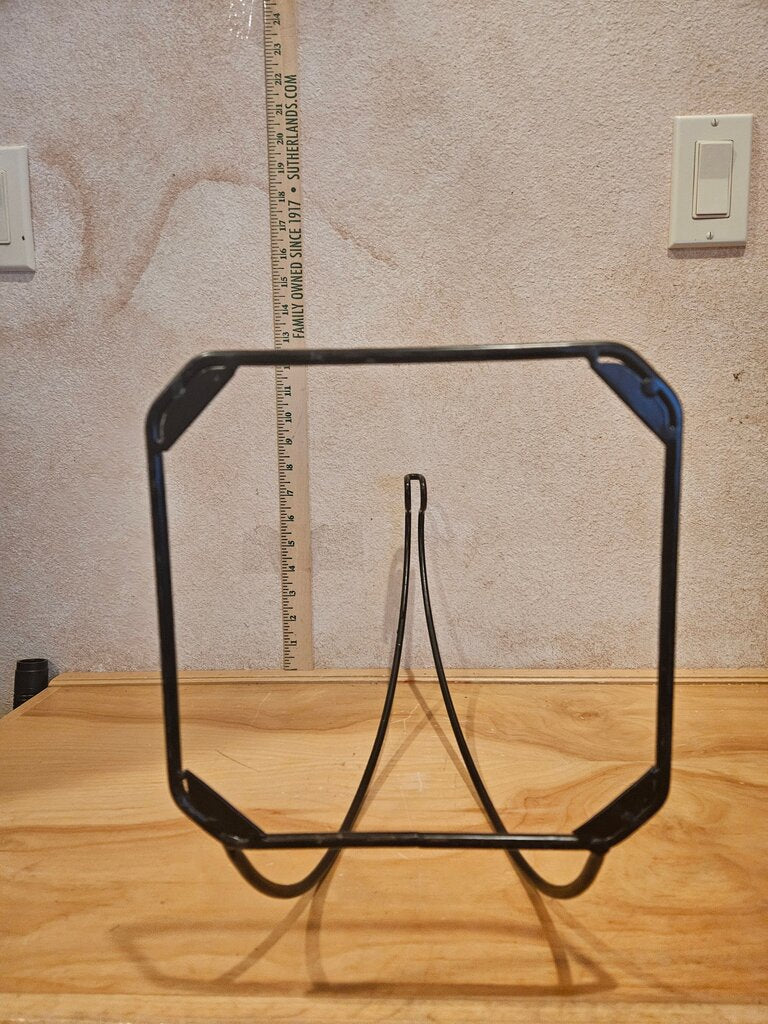 Larger Hanging Plant Terrarium Stand Black Metal Ornament, banana Holder Display