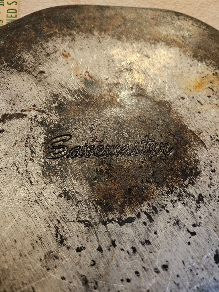 Vintage Heavy Guardian Service hammered aluminum cookware Rustic Farmhouse Cloche base