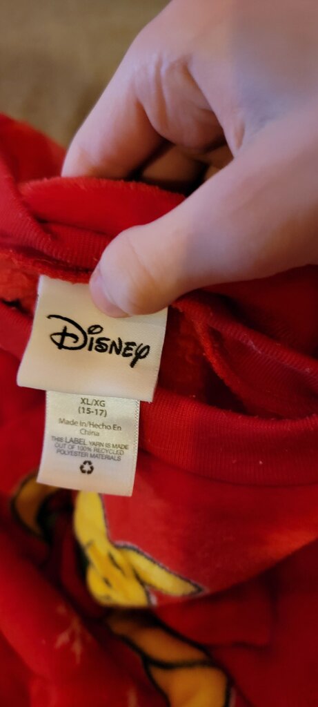 Disney Winnie the Pooh Red Sweatshirt