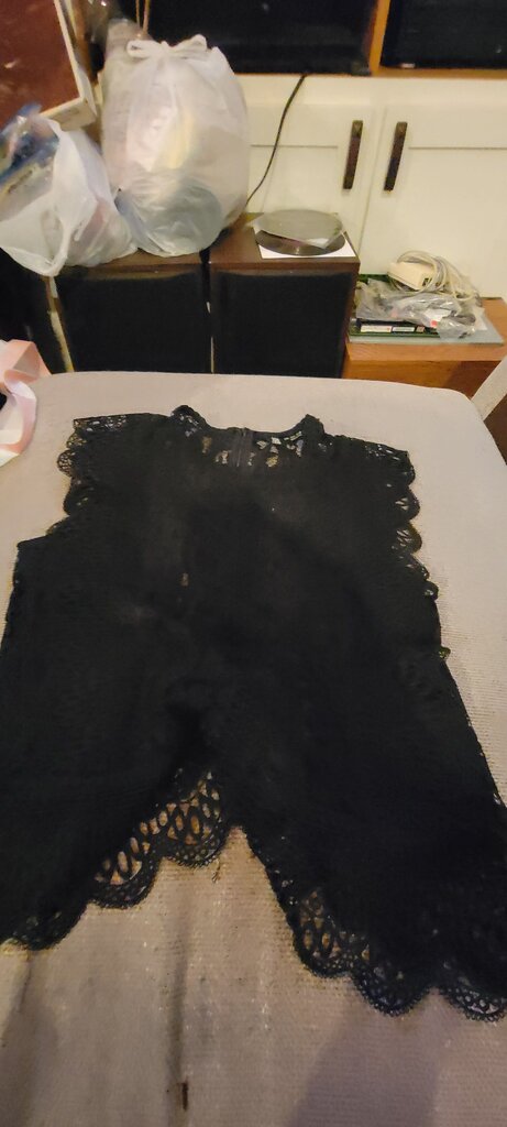 ZARA Black Lace Top