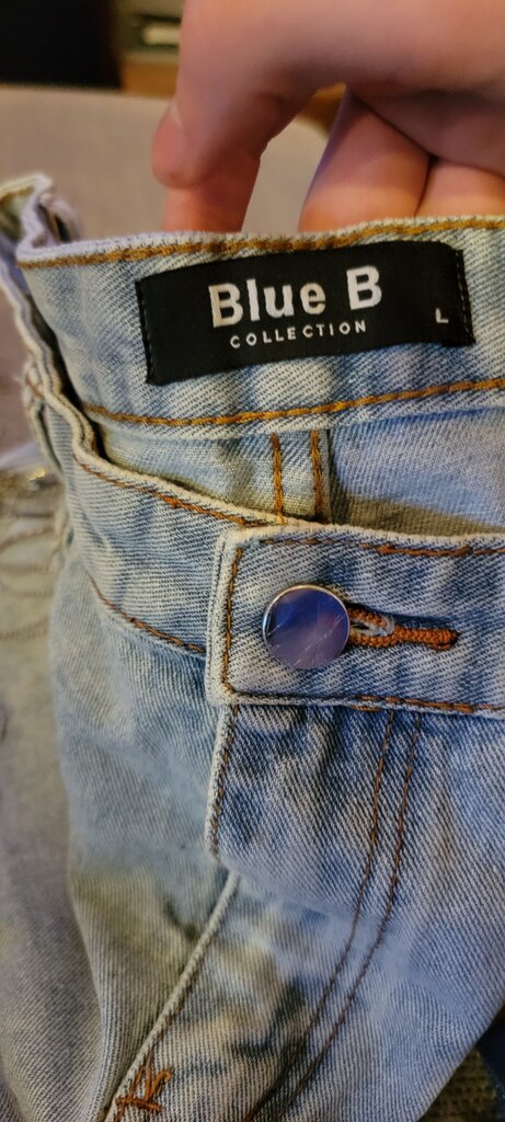 Blue B Collection Distressed Denim Shorts