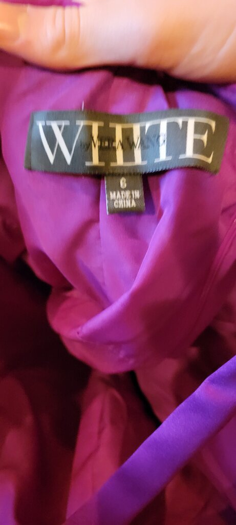 Purple Sleeveless Dress by White