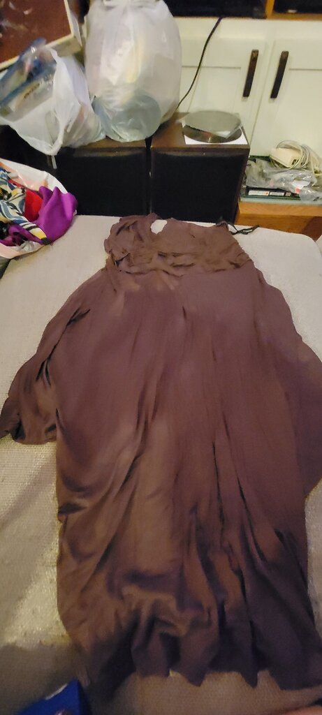 Brown Long Sleeve Dress