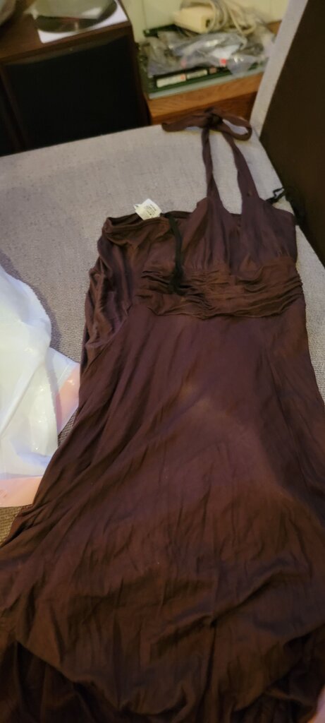 Dark Brown Casual Dress
