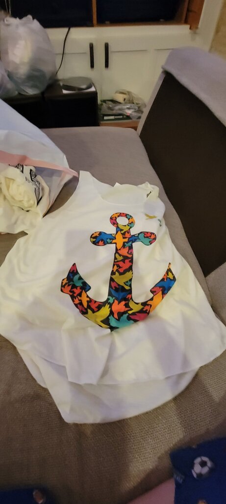 LA Soul Anchor Print Tank Top