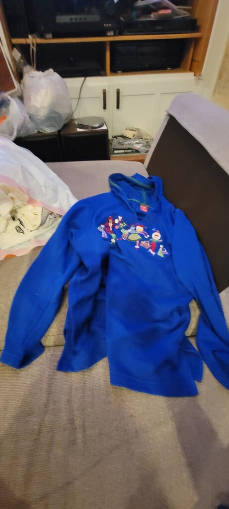 Merry & Bright Blue Hooded Sweatshirt