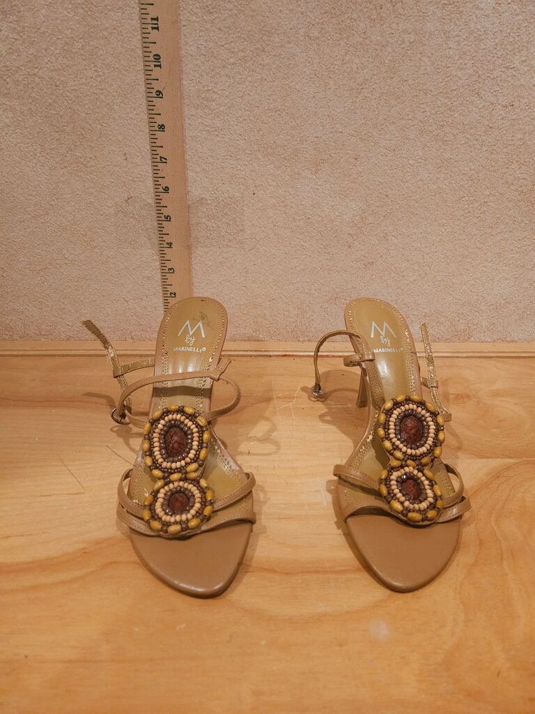 M by Marinelli Women's Sandals with Beaded Design