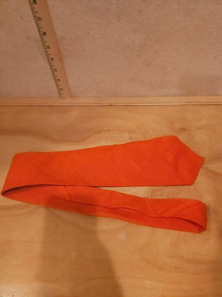 Burma Neck Tie in Bright Orange