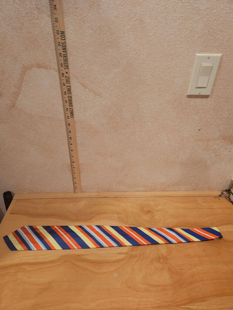 Striped Necktie by Bronzini