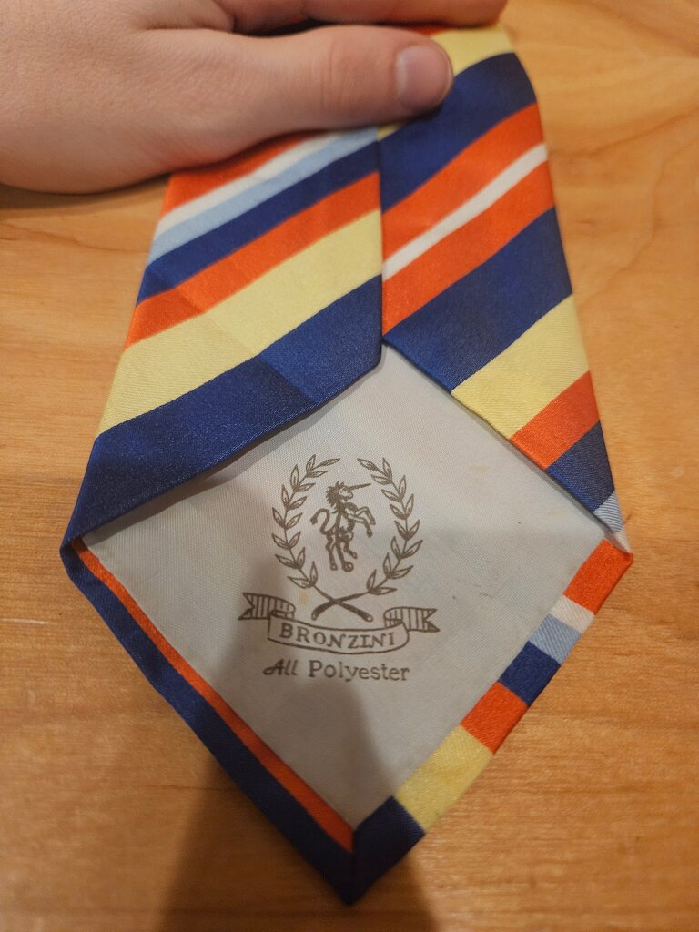 Striped Necktie by Bronzini
