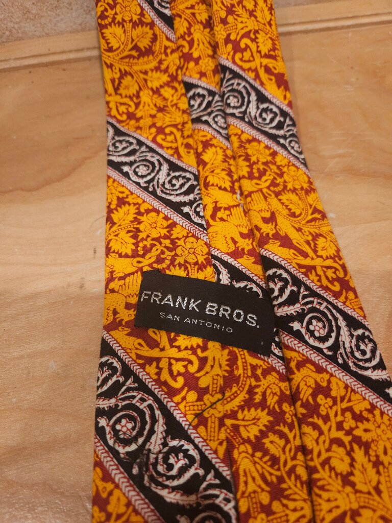 Vintage Frank Bros. Print Tie