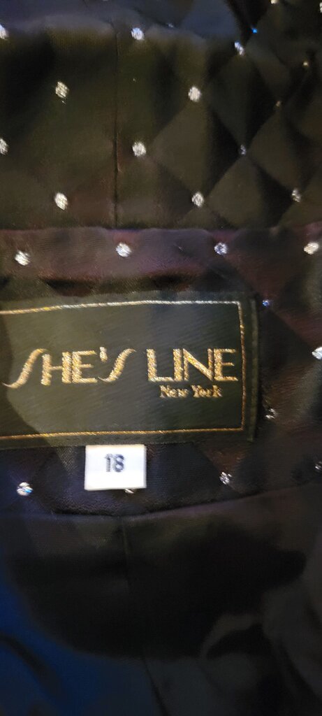 She's Line Black Beaded Jacket