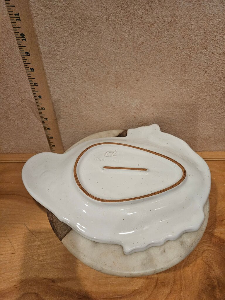 Decorative serving platter, Large Service Plate, bistecca alla fiorentina Pollo Asado Chicken Serving Dish