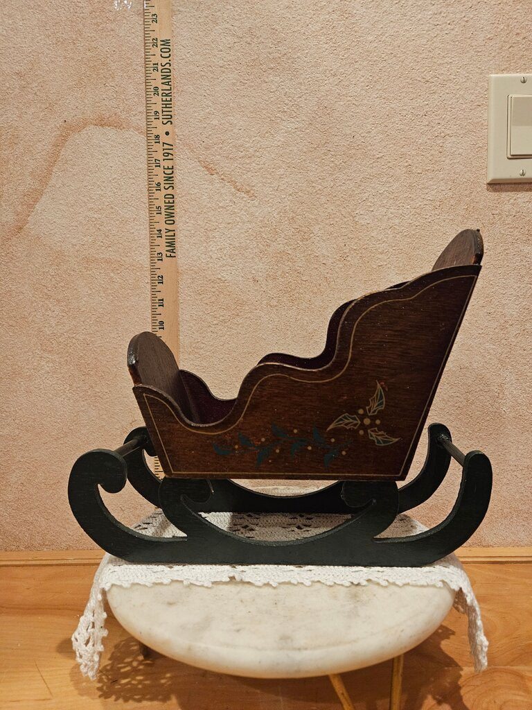 Wooden Toy Sleigh