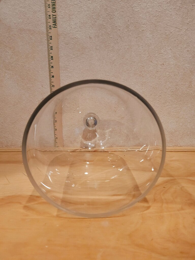 Glass Cloche with Knob