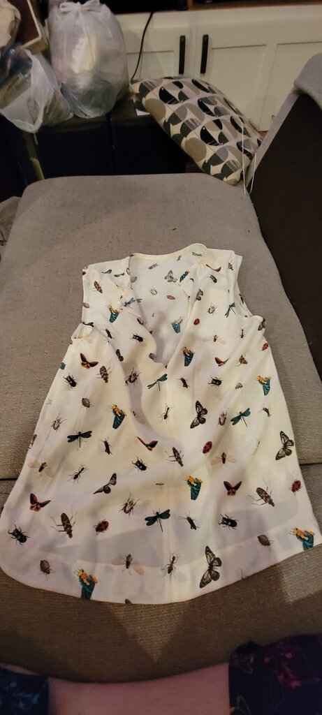 Equipment Femme XS/TP Bug Pattern Top