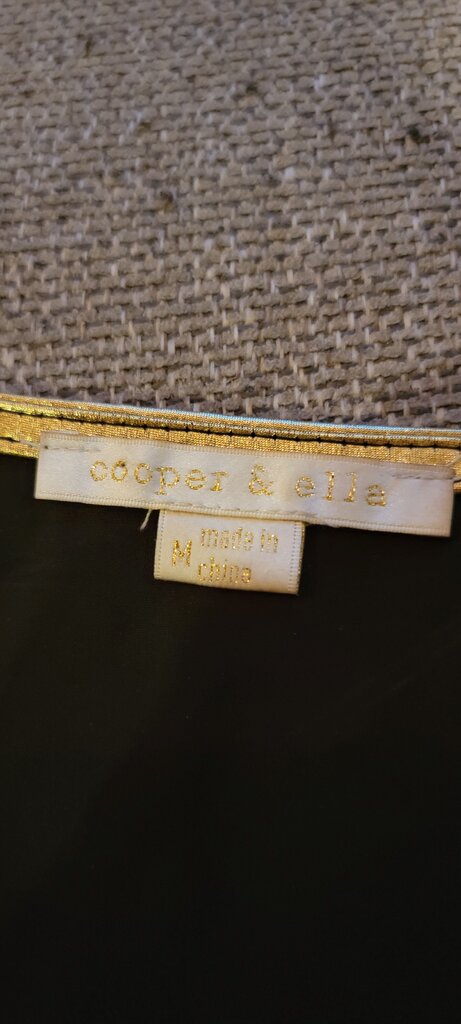 Cooper & Ella Metallic Gold Top