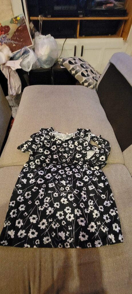 Juicy Couture Black Floral Dress