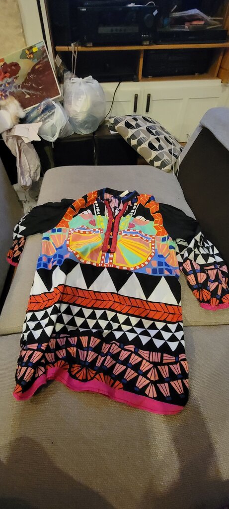 Colorful Ethnic Tunic Top
