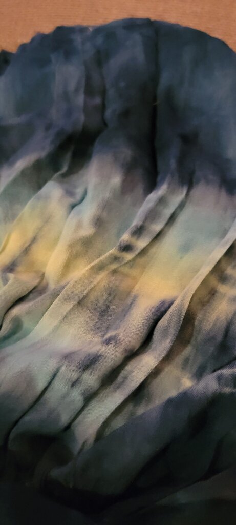 Multicolored Tie-Dye Dress