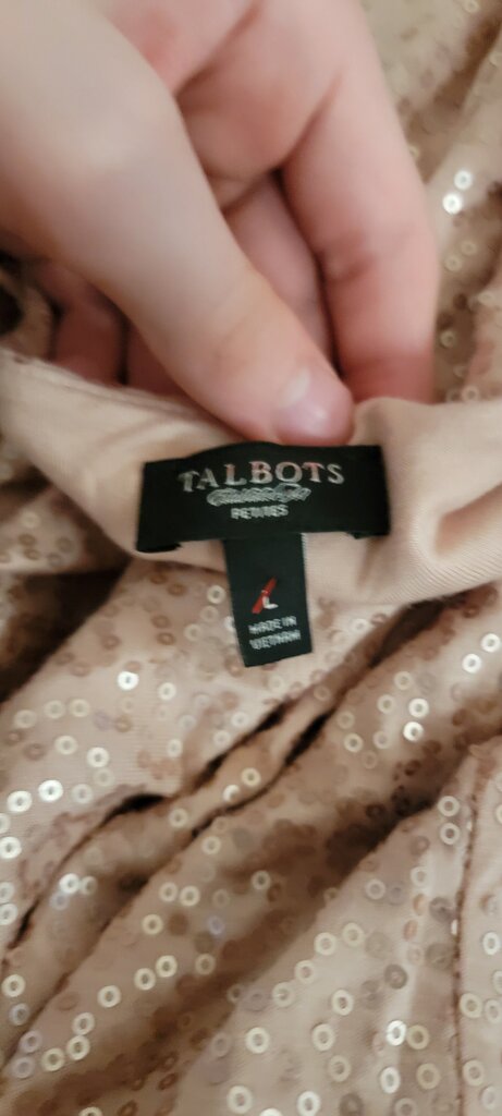 Talbots Sequin Sleeveless Top