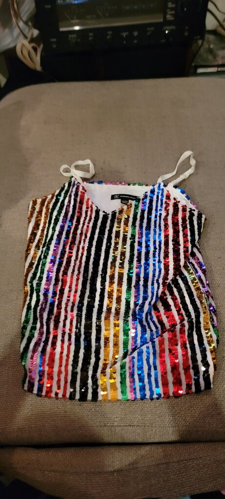 INC International Concepts Sequin Top