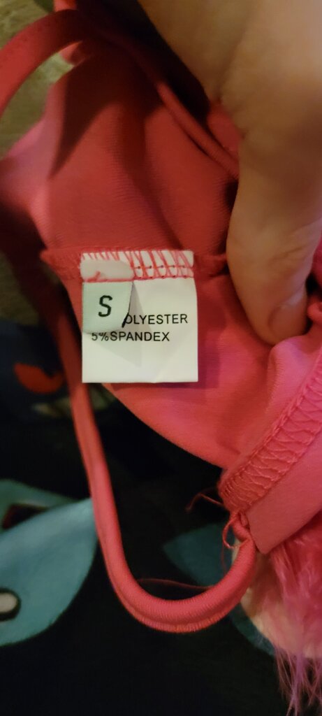Pink Faux Fur Women's Top