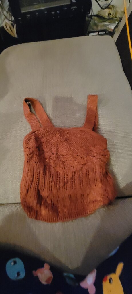 Abercrombie & Fitch Orange Knit Top
