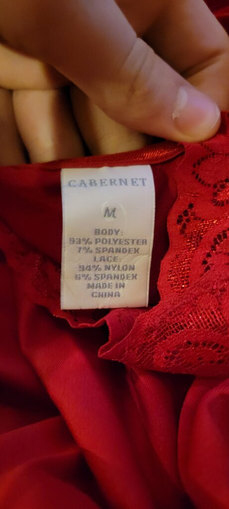 Cabernet Women's Red Lace Camisole