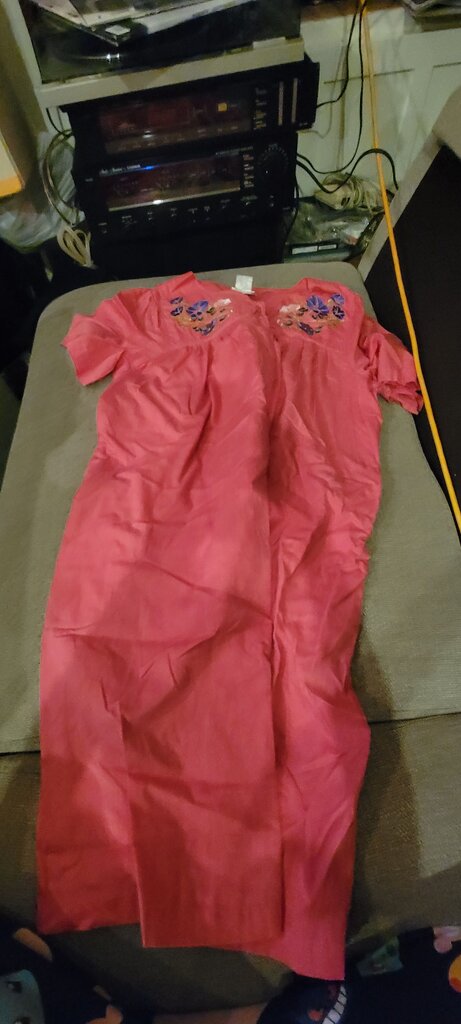 Embroidered Pink Dress