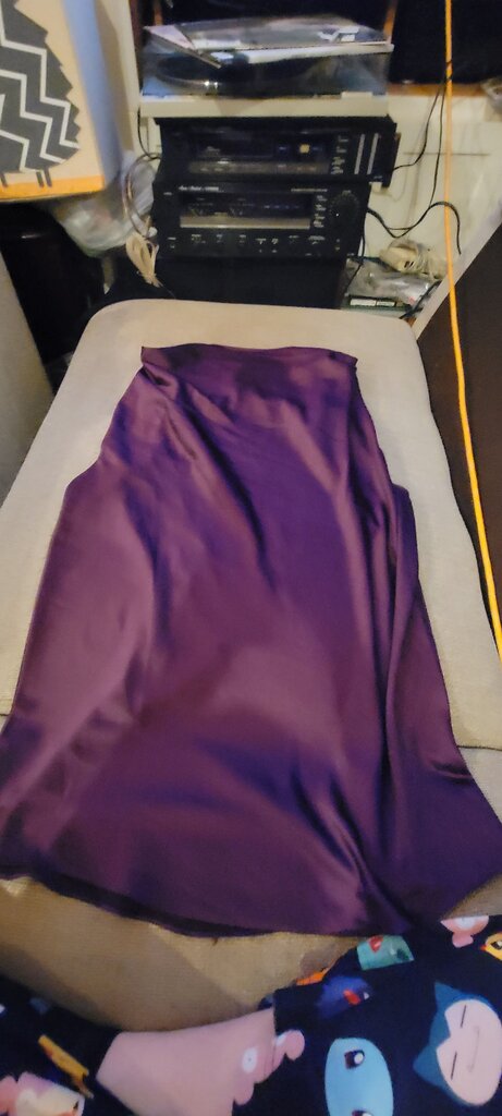 Diane Gilman Purple Skirt