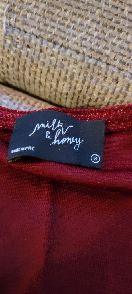 Red Crop Top by milk & honey