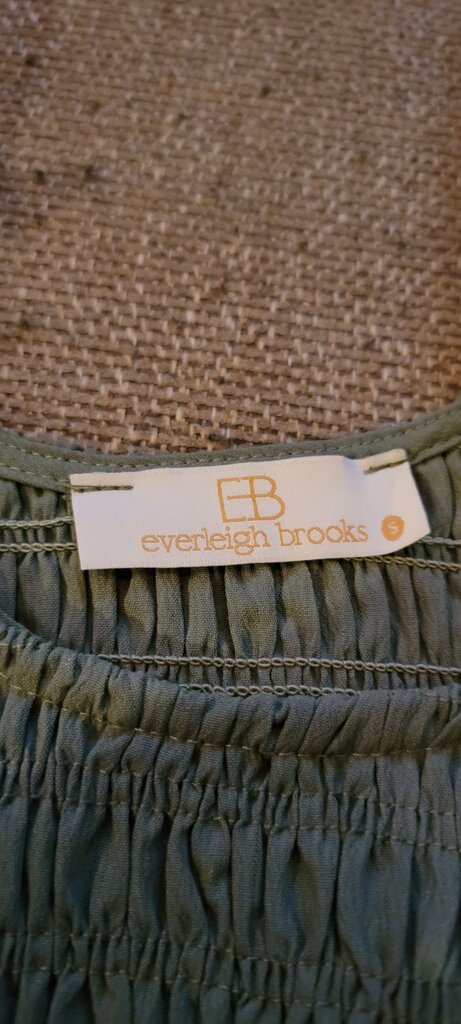 Everleigh Brooks Green Dress