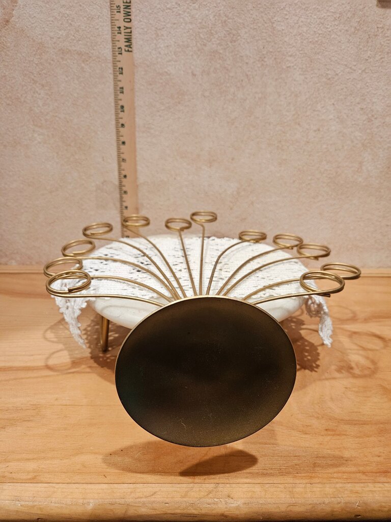 Vintage MCM Vintage Gilded Gold Tone Metal Photo, Postcard, Business Card or Recipe Holder Display Wire Photo Display Stand Desk Hollywood Regency organizer