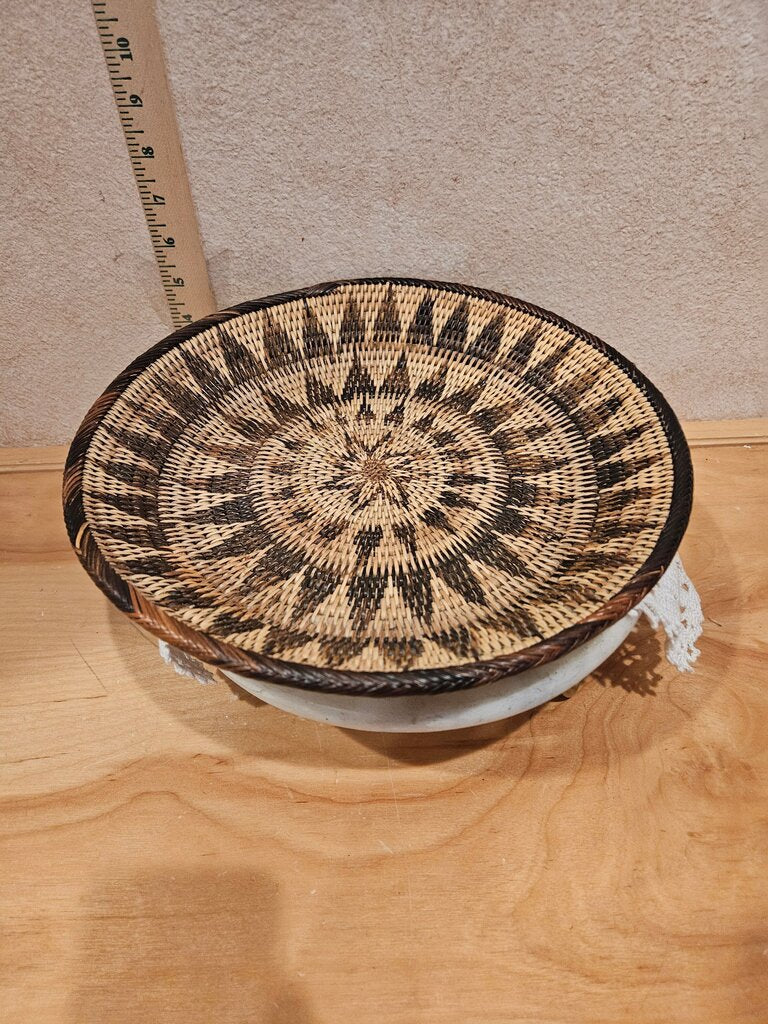 Handwoven Ceremonial Design Wedding Pattern Decor Basket woven Coil Decorative tray