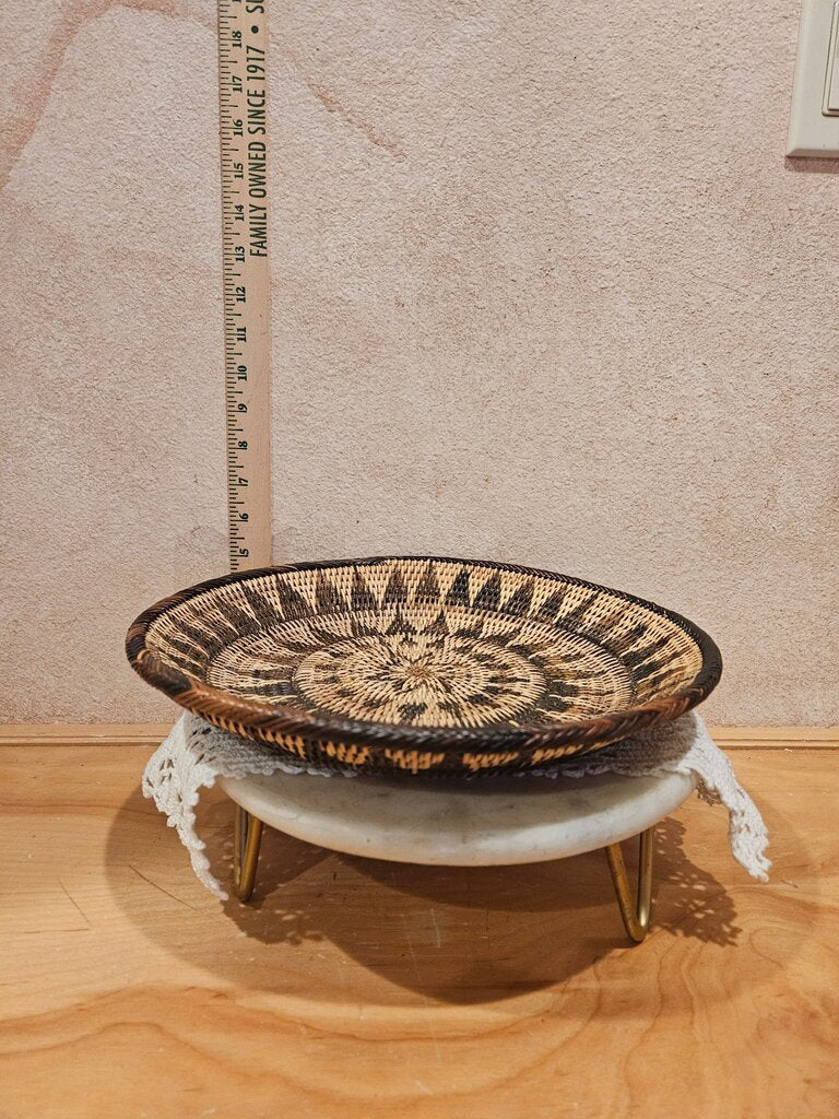 Handwoven Ceremonial Design Wedding Pattern Decor Basket woven Coil Decorative tray