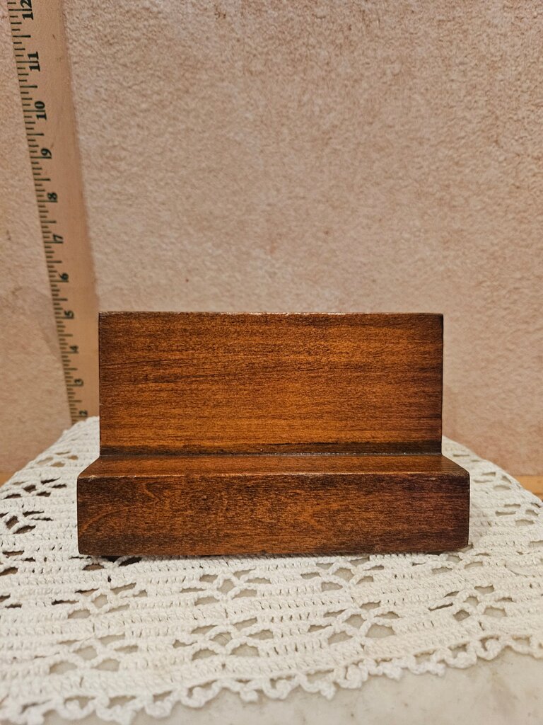 Wooden Book / Business card / Tablet / Photo Frame Display Stand Sleek Modern design