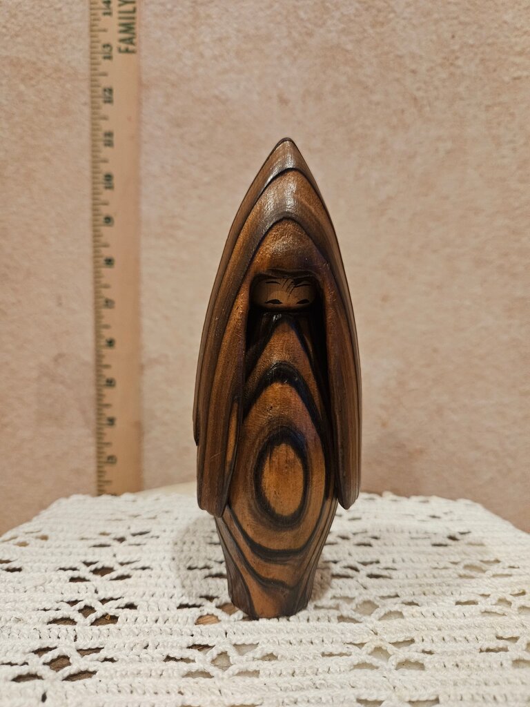 Vintage Japanese Asian Kokeshi Doll Sugi Osugi Bocchi Osugibotchi Cedar Wooden Craft Akita Figurine