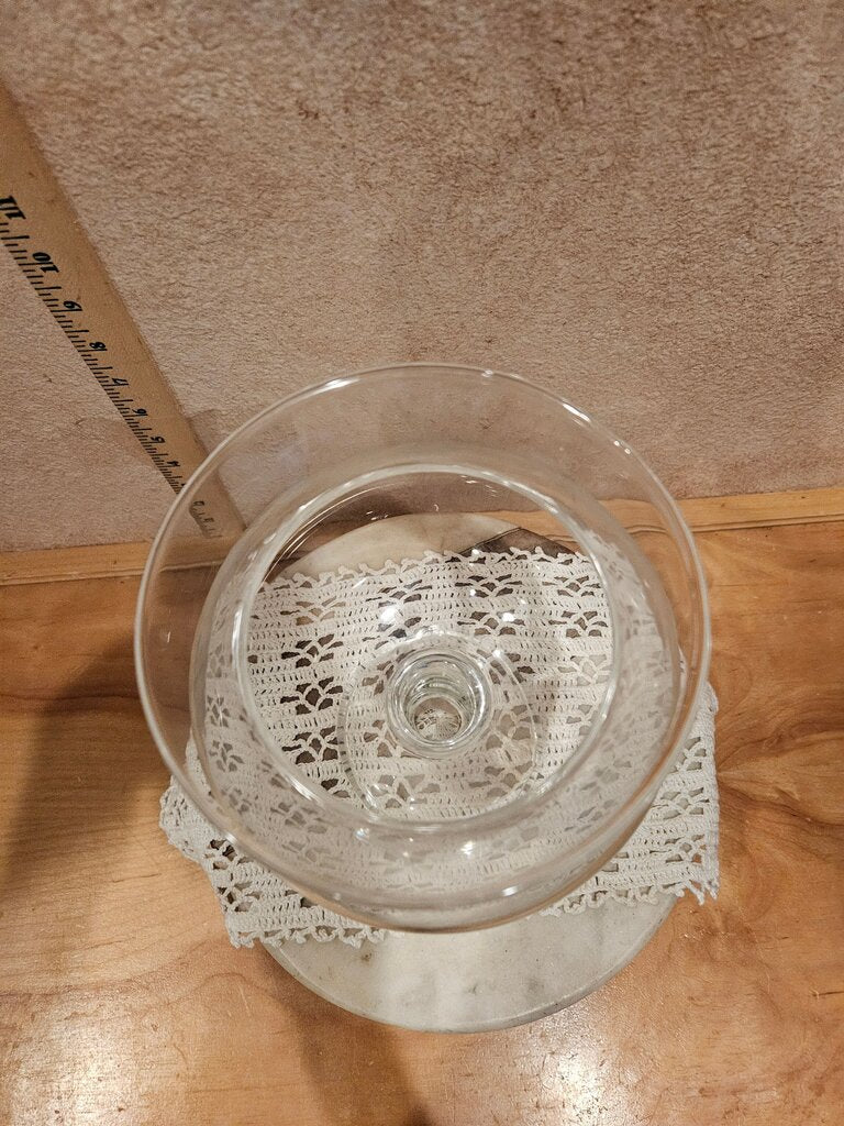 Large Apothecary Glass Hurricane Footed Pedestal Urn Vase Wedding Event Centerpiece Decorative Candle Holder Shell Trinket candy bar vanity display