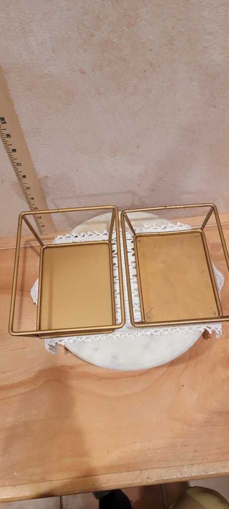 Gold Metal Decorative lantern candle riser table decor Stands wedding, holiday, event table decor