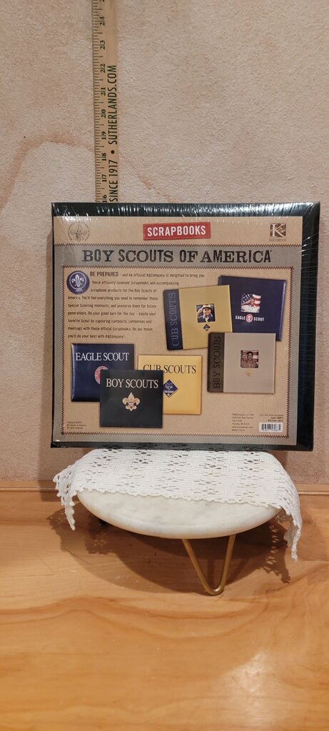 K & Company Boy Scouts of America Scrapbook Album Green Emblem 12x12 2005 NEW BSA