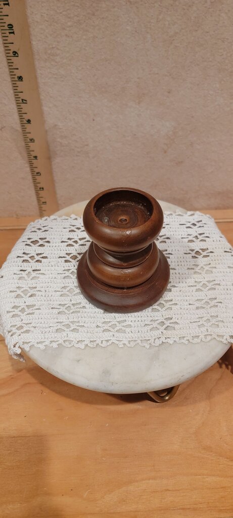 Vintage Wooden Candle Holder